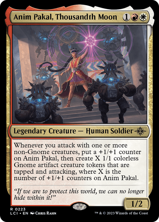 Anim Pakal, Thousandth Moon (LCI-223) [The Lost Caverns of Ixalan] MTG Single Wizards of the Coast