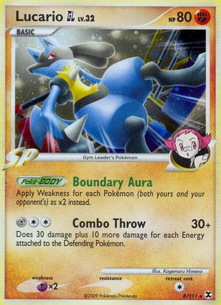 Lucario GL (/111) Reverse Holofoil [Platinum: Rising Rivals] Pokemon Single Pokémon
