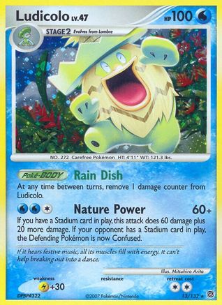 Ludicolo (/132) Holofoil [DP: Secret Wonders] Pokemon Single Pokémon