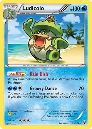 Ludicolo (/135) Reverse Holofoil [BW: Plasma Storm] Pokemon Single Pokémon