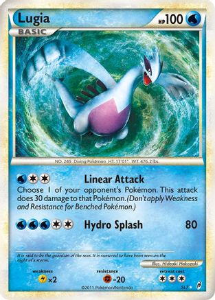 Lugia (Shiny) (/95) Holofoil [HGSS: Call of Legends] Pokemon Single Pokémon