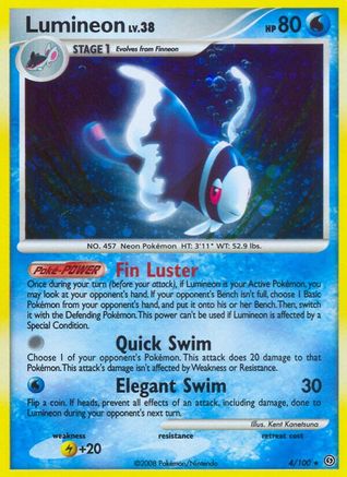 Lumineon (/100) Reverse Holofoil [DP: Stormfront] Pokemon Single Pokémon