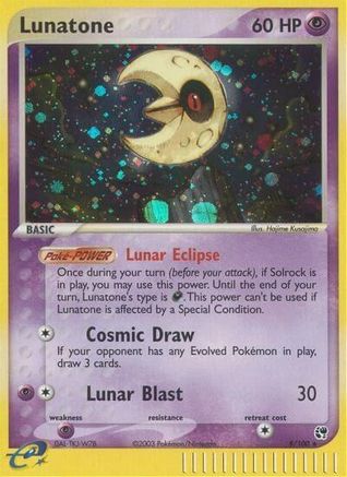 Lunatone (/100) Reverse Holofoil [EX: Sandstorm] Pokemon Single Pokémon