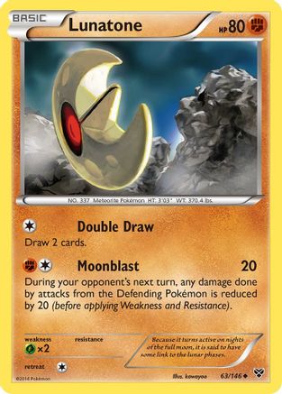 Lunatone (/146) [XY: Base Set] Pokemon Single Pokémon