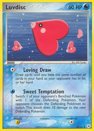 Luvdisc (/101) Reverse Holofoil [EX: Hidden Legends] Pokemon Single Pokémon