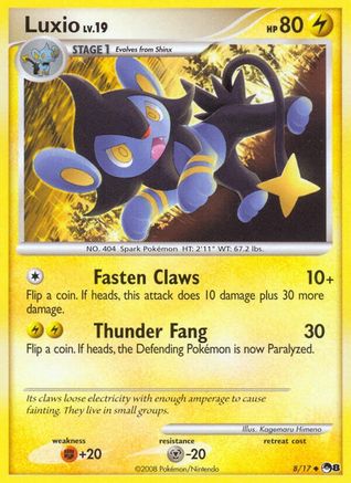 Luxio (/17) Holofoil [Promos: POP Series 8] Pokemon Single Pokémon