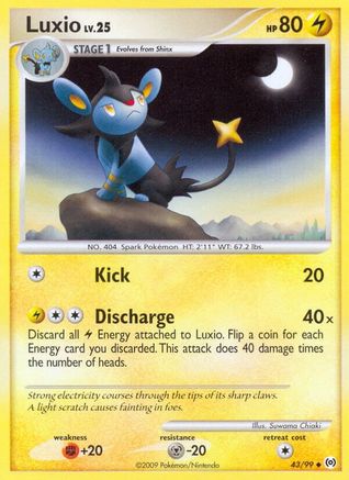 Luxio (43/99) [Platinum: Arceus] Pokemon Single Pokémon