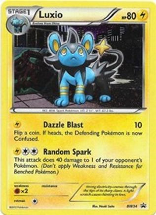 Luxio - BW34 (Cosmos Holo) (/101) Holofoil [Promos: BW Promos] Pokemon Single Pokémon