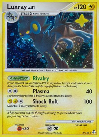 Luxray (/146) Holofoil [DP: Legends Awakened] Pokemon Single Pokémon