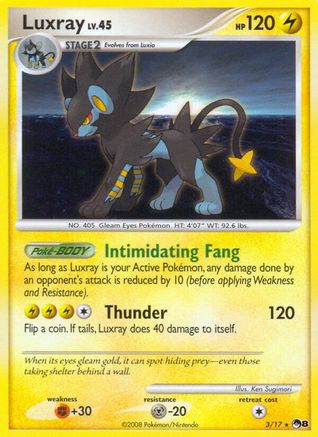 Luxray (3/17) - [Promos: POP Series 8] Pokemon Single Pokémon