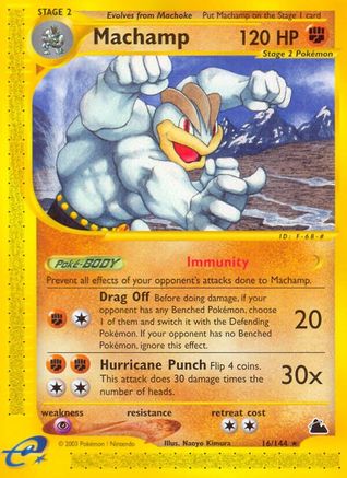 Machamp 016/144 [Vintage: Skyridge] Pokemon Single Pokémon