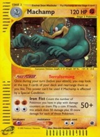 Machamp (16) (/165) Reverse Holofoil [Vintage: Expedition] Pokemon Single Pokémon