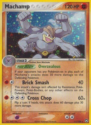 Machamp (11/108) Reverse Holofoil [EX: Power Keepers] Pokemon Single Pokémon