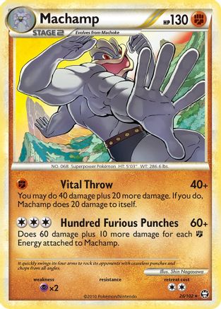 Machamp (/102) [HGSS: Triumphant] Pokemon Single Pokémon
