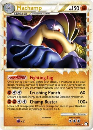 Machamp (Prime) (/102) Holofoil [HGSS: Triumphant] Pokemon Single Pokémon