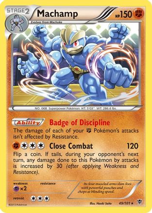 Machamp (49/101) Reverse Holofoil [BW: Plasma Blast] Pokemon Single Pokémon