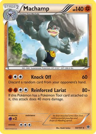 Machamp (50) (/101) Reverse Holofoil [BW: Plasma Blast] Pokemon Single Pokémon