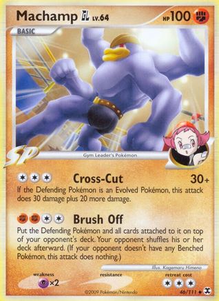 Machamp GL 46/111 [Platinum: Rising Rivals] Pokemon Single Pokémon