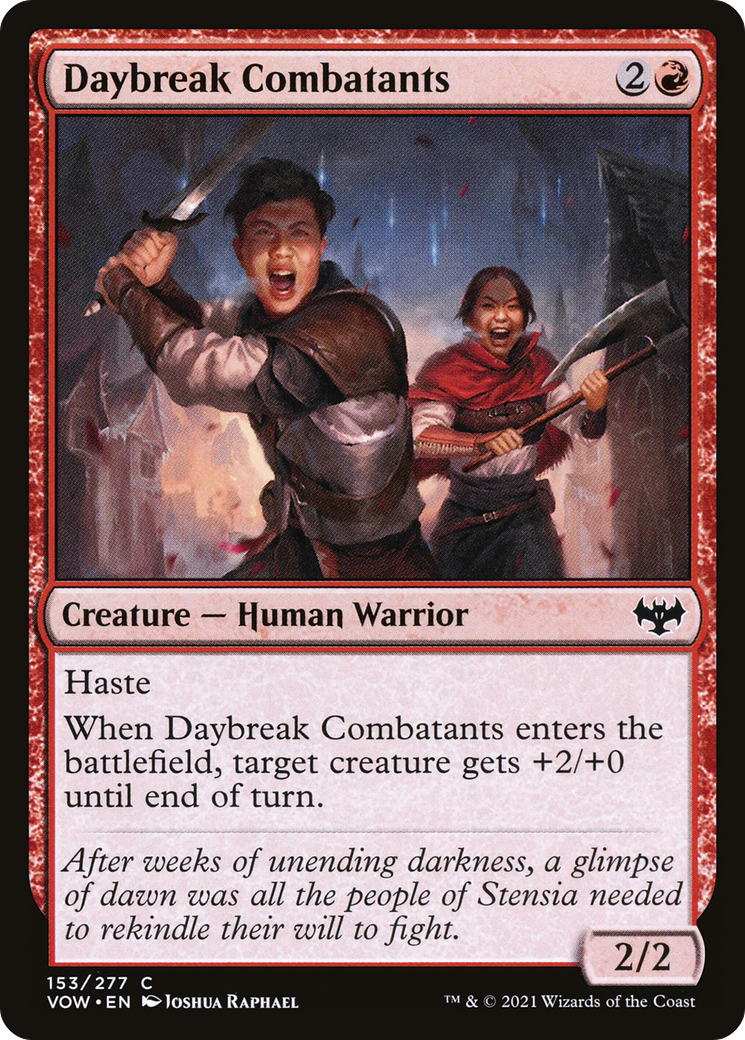 Daybreak Combatants (VOW-153) [Innistrad: Crimson Vow] MTG Single Wizards of the Coast