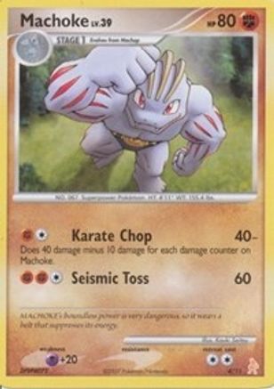 Machoke () [DP: Trainer Kit Manaphy & Lucario] Pokemon Single Pokémon