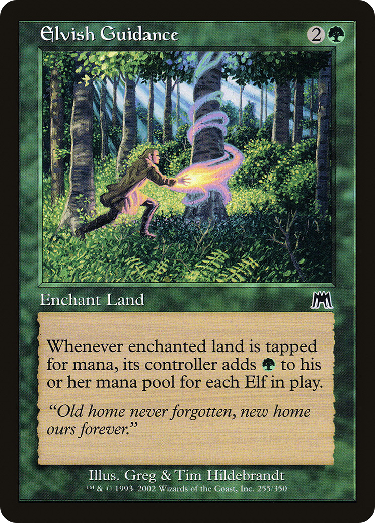 Elvish Guidance (ONS-255) [Onslaught] Foil MTG Single Wizards of the Coast