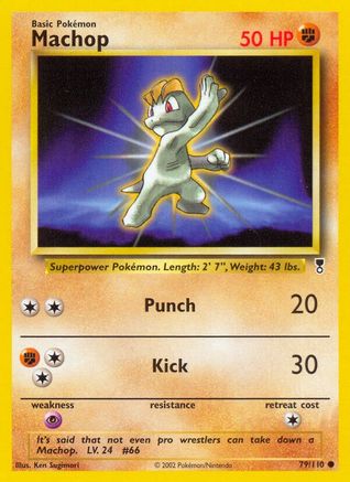 Machop (/110) Reverse Holofoil [Vintage: Legendary Collection] Pokemon Single Pokémon