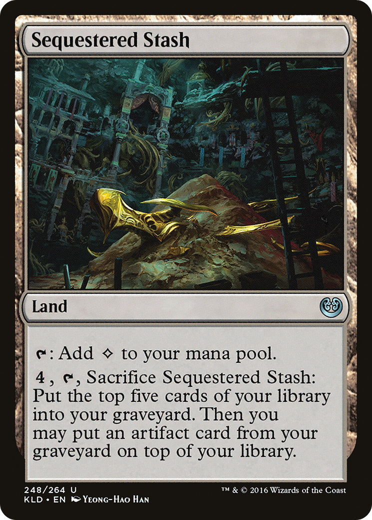 Sequestered Stash (KLD-248) [Kaladesh] Foil MTG Single Wizards of the Coast