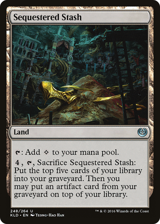 Sequestered Stash (KLD-248) [Kaladesh] Foil MTG Single Wizards of the Coast