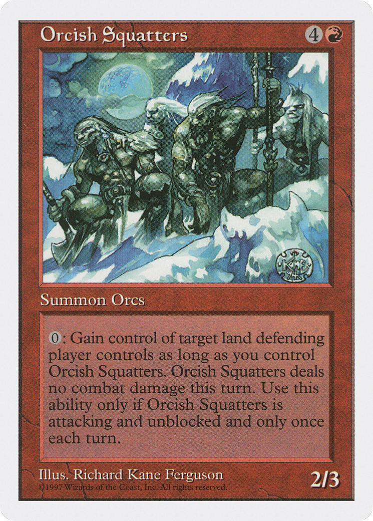 Orcish Squatters (5ED-258) [Fifth Edition] MTG Single Wizards of the Coast