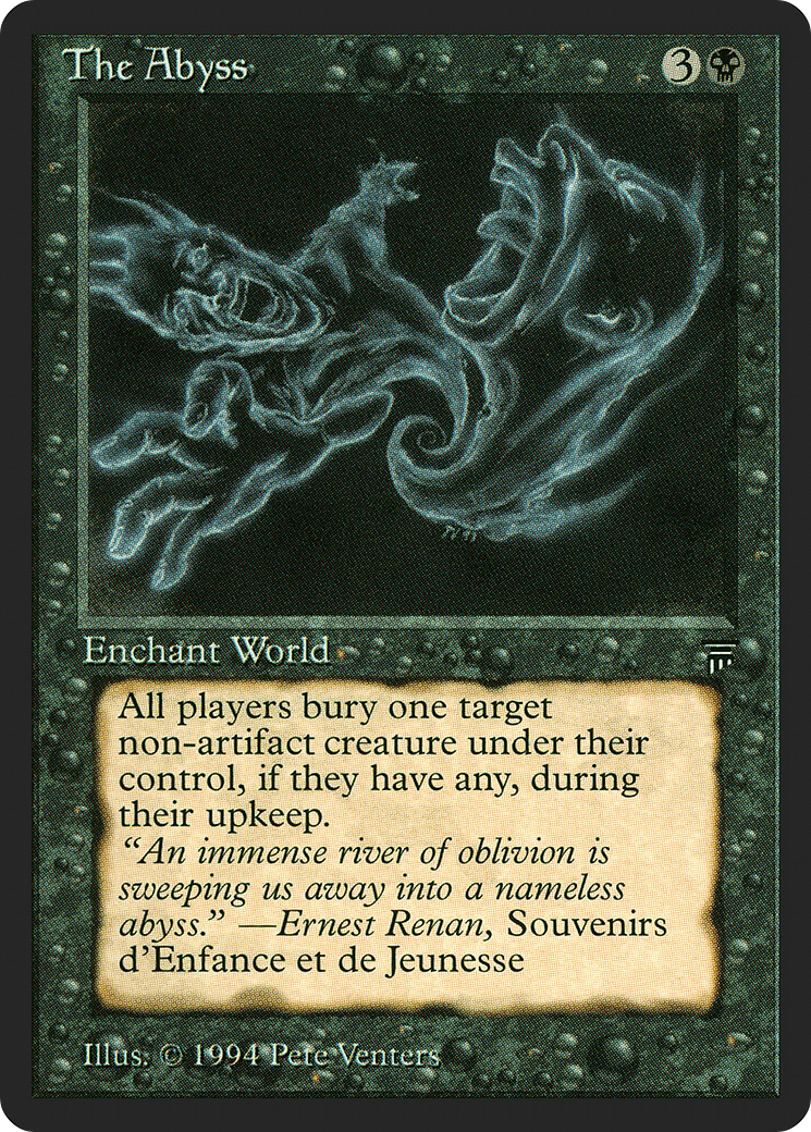 The Abyss (LEG-120) [Oldschool] Legends MTG Single Wizards of the Coast