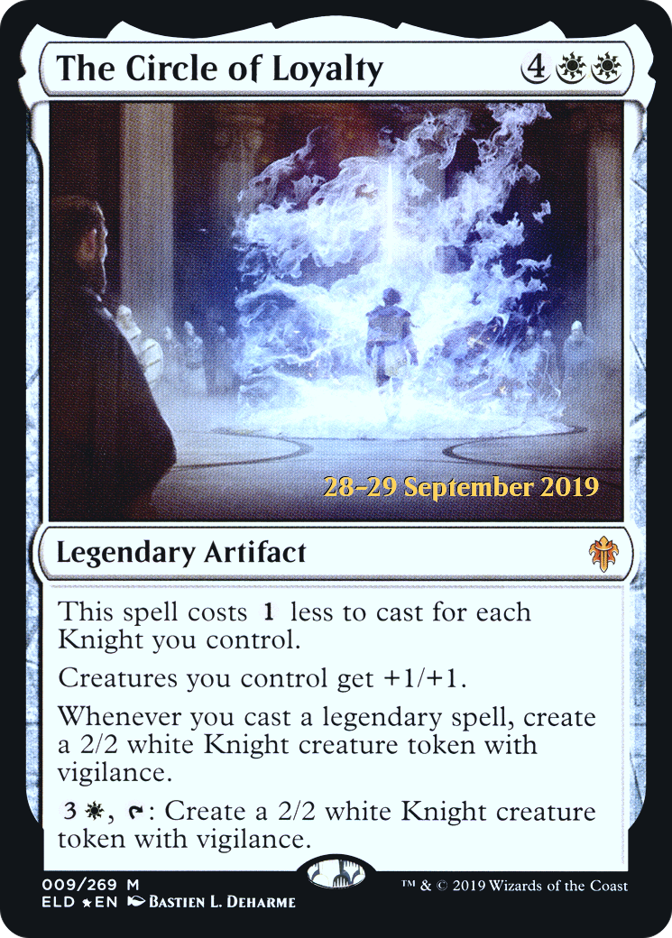 The Circle of Loyalty (PRE-009) [Throne of Eldraine Promos] Foil MTG Single Wizards of the Coast