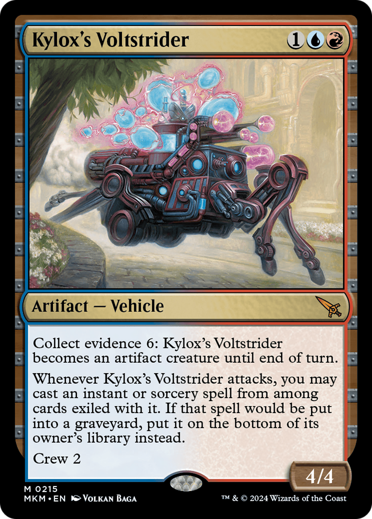 Kylox's Voltstrider (MKM-215) [Murders at Karlov Manor] MTG Single Murders at Karlov Manor