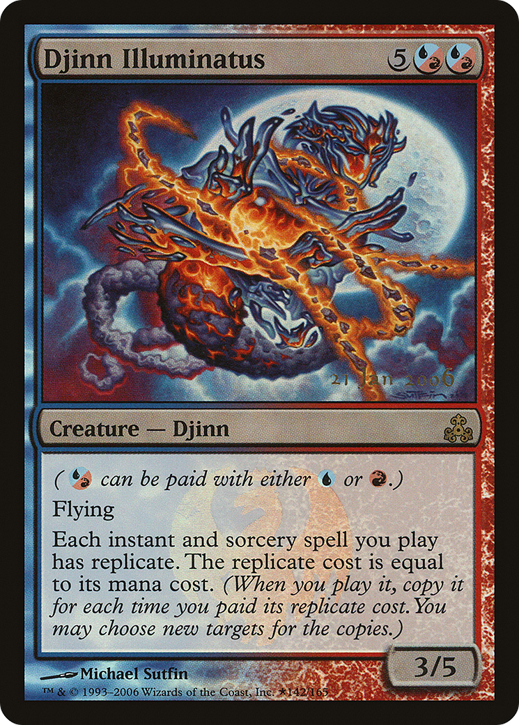 Djinn Illuminatus (PRE-028) [Guildpact Promos] Foil MTG Single Wizards of the Coast