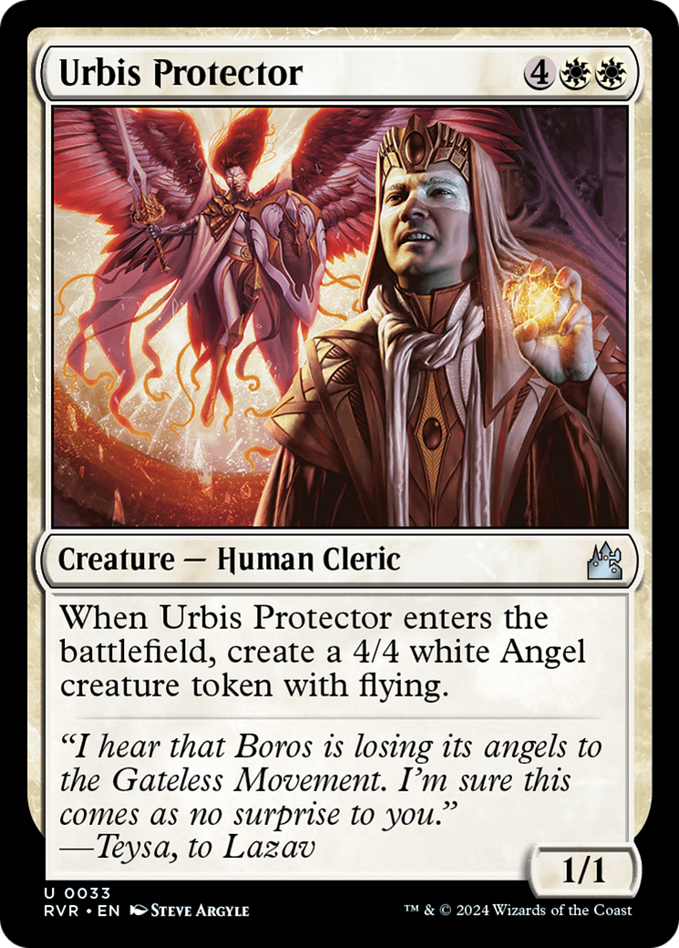 Urbis Protector (RVR-033) [Ravnica Remastered] MTG Single Wizards of the Coast