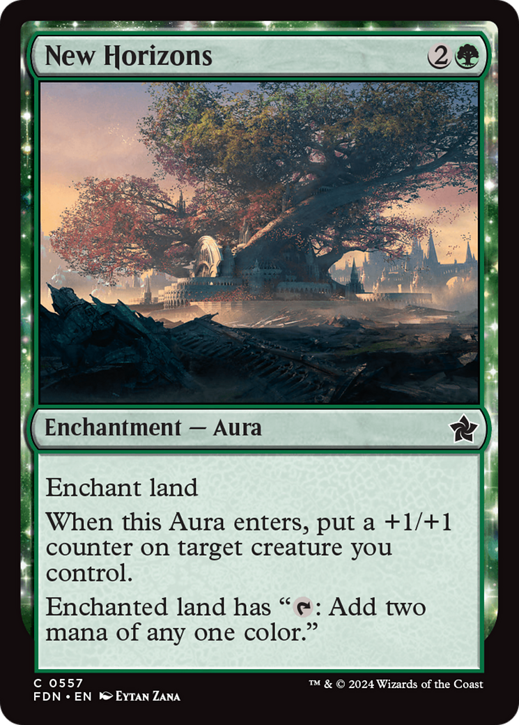 New Horizons (FDN-557) [Foundations] MTG Single Wizards of the Coast