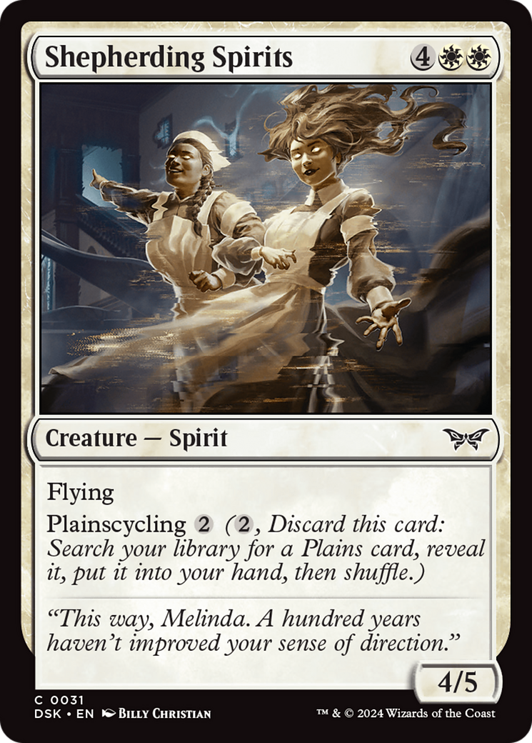 Shepherding Spirits (DSK-031) [Duskmourn: House of Horror] MTG Single Wizards of the Coast