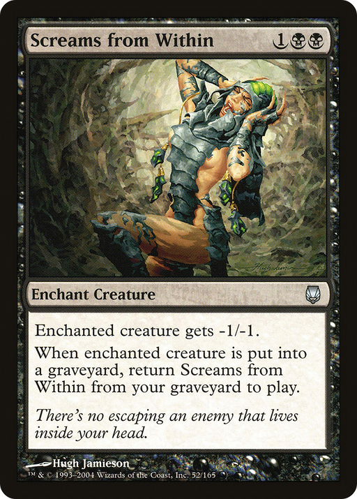 Screams from Within (DST-052) [Darksteel] MTG Single Wizards of the Coast