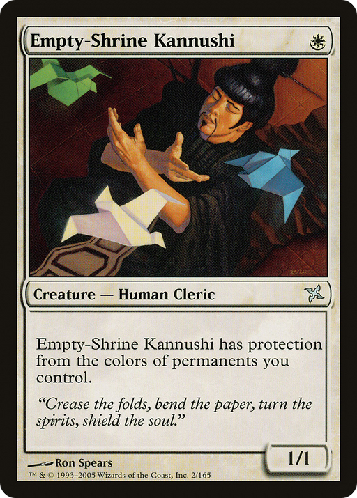Empty-Shrine Kannushi (BOK-002) [Betrayers of Kamigawa] Foil MTG Single Wizards of the Coast
