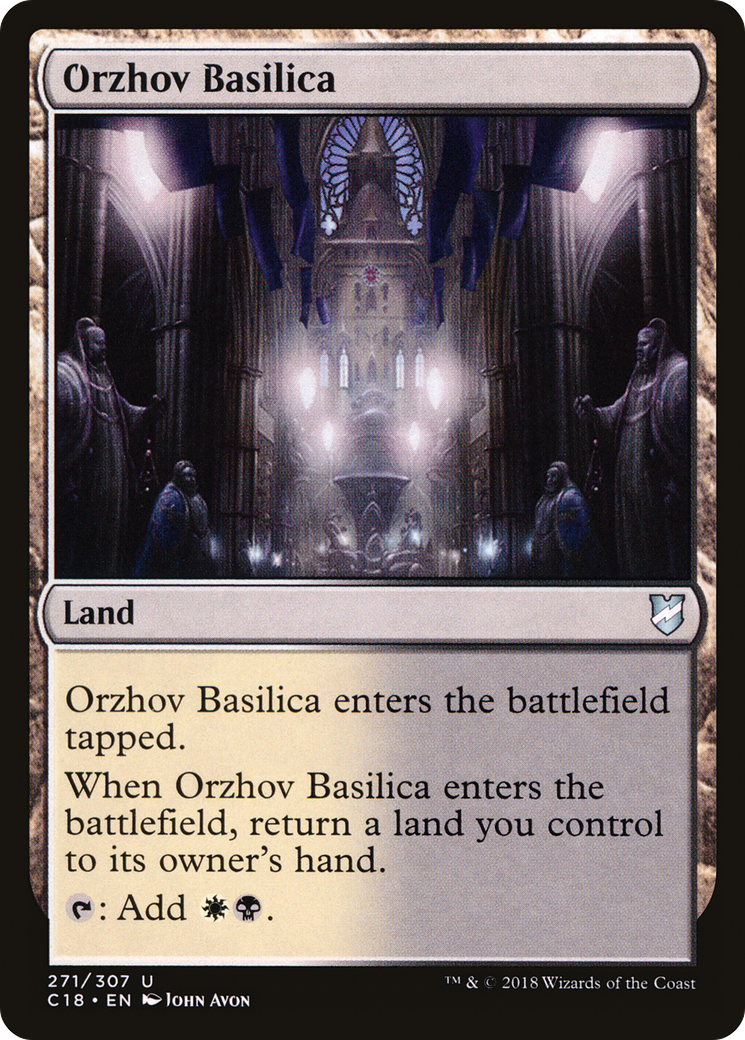 Orzhov Basilica (C18-271) [Commander 2018] MTG Single Wizards of the Coast