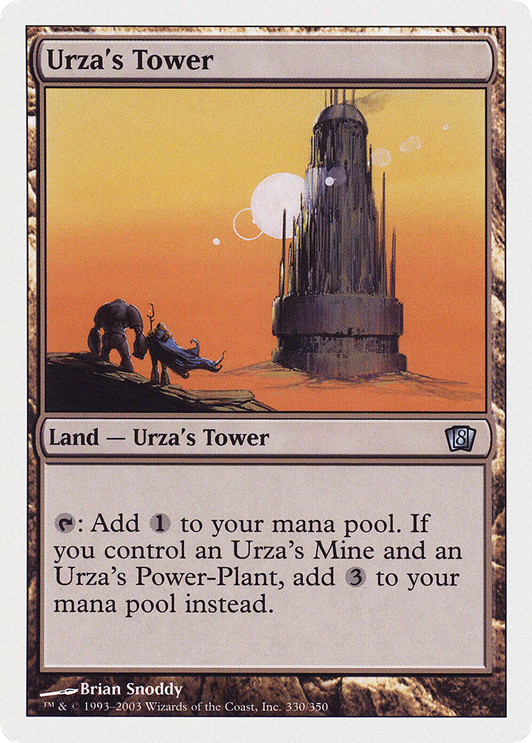 Urza's Tower (8ED-330) [Eighth Edition] MTG Single Wizards of the Coast