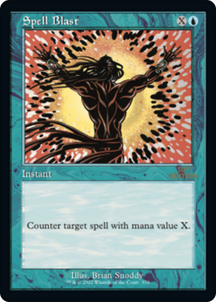 Spell Blast (30A-376) [30th Anniversary Edition] MTG Single Wizards of the Coast
