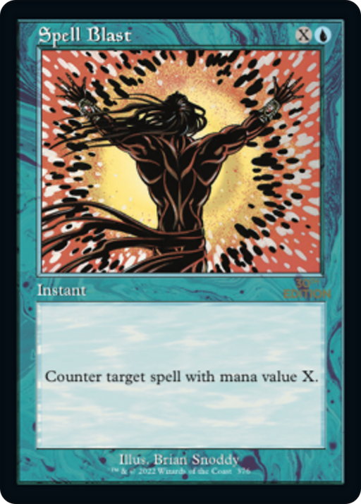 Spell Blast (30A-376) [30th Anniversary Edition] MTG Single Wizards of the Coast