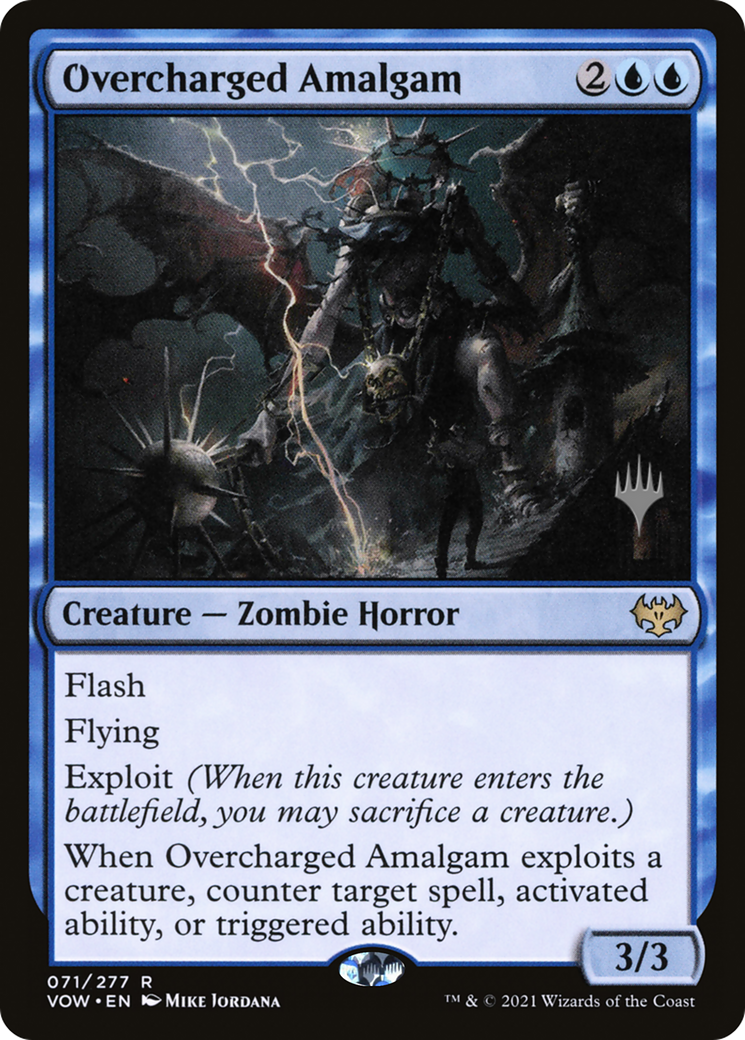 Overcharged Amalgam (PPDMU-71P) [Innistrad: Crimson Vow Promos] MTG Single Wizards of the Coast