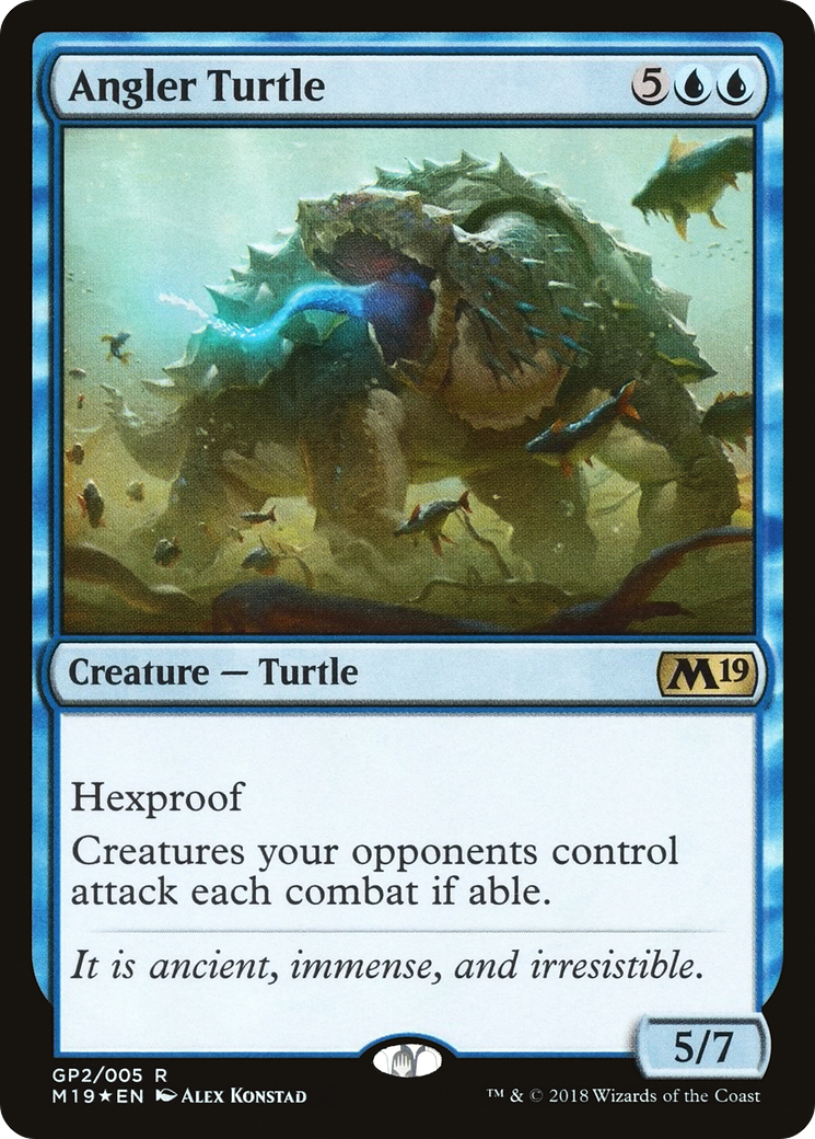 Angler Turtle (2018 Gift Pack) (GBP-GP2) [M19 Gift Pack] Foil MTG Single Wizards of the Coast