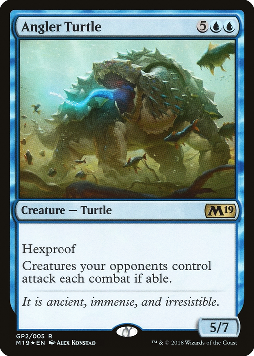 Angler Turtle (2018 Gift Pack) (GBP-GP2) [M19 Gift Pack] Foil MTG Single Wizards of the Coast