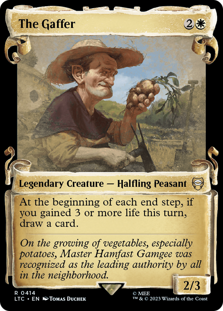 The Gaffer (Showcase Scrolls) (LTC-414) [Tales of Middle-earth Commander] (Showcase) Foil MTG Single Wizards of the Coast