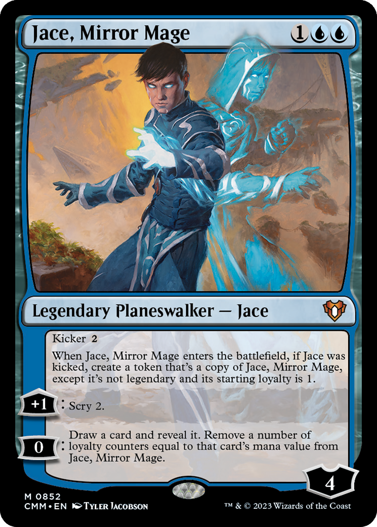 Jace, Mirror Mage (CMM-852) [Commander Masters] MTG Single Wizards of the Coast