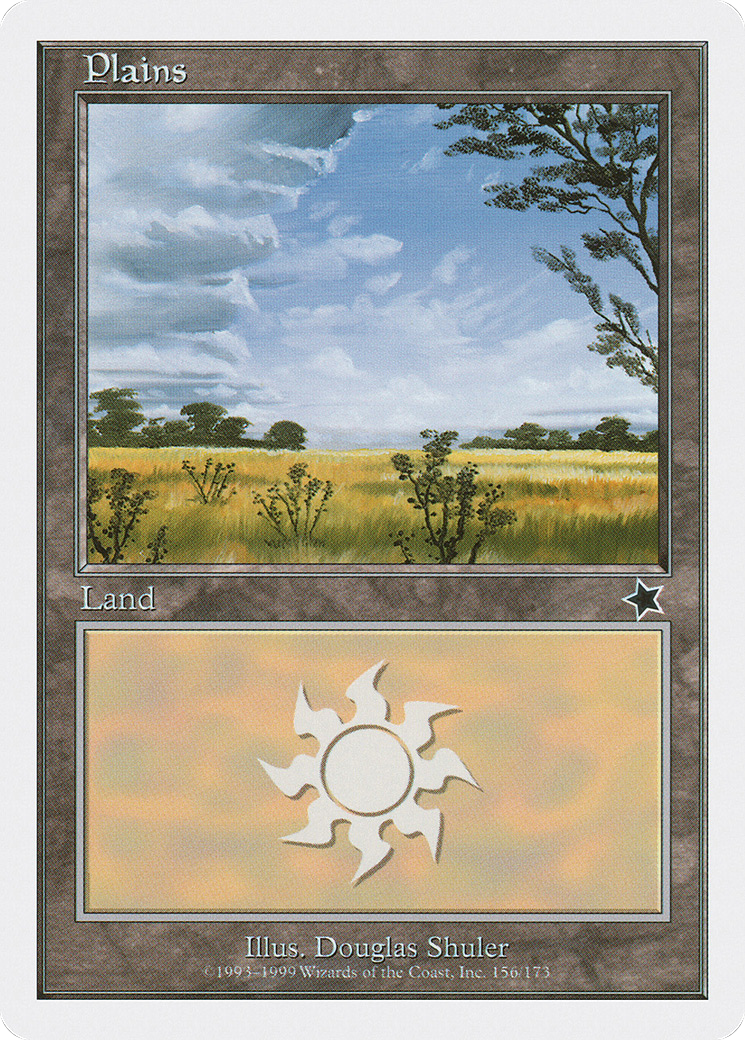 Plains (S99-156) [Misc] Starter 1999 MTG Single Wizards of the Coast