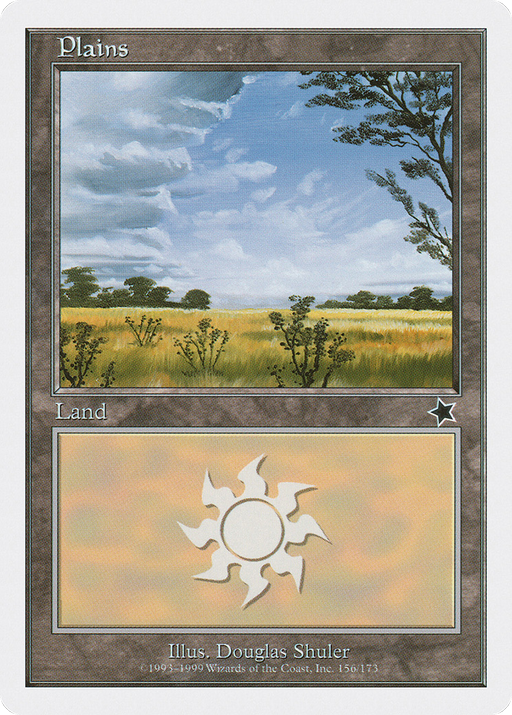 Plains (S99-156) [Misc] Starter 1999 MTG Single Wizards of the Coast