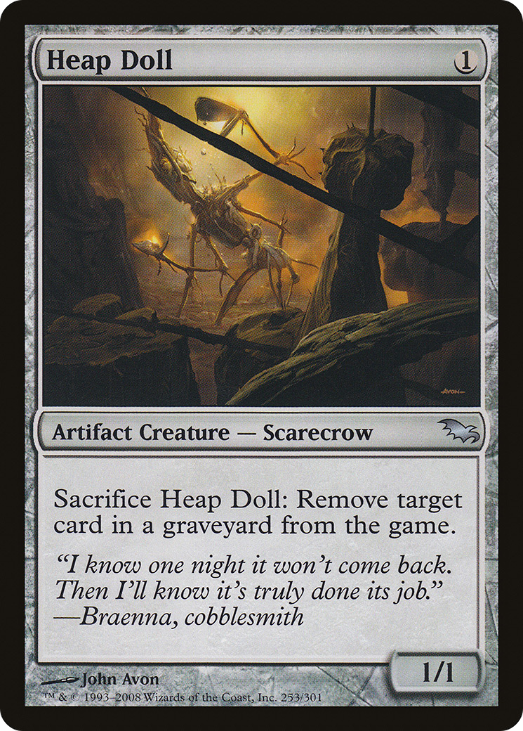Heap Doll (SHM-253) [Shadowmoor] Foil MTG Single Wizards of the Coast